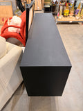 Mario Capasa 72” Black Media Console Storage Cabinet