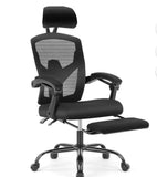 High Back Ergonomic Mesh Office Chair w/ Footrest Recline & Lumbar Support
