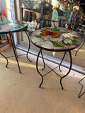 Wonder Garden stained glass Mosaic Patio Side Table – Indoor/Outdoor Accent Table - 5 styles