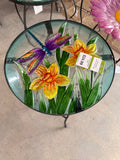 Wonder Garden stained glass Mosaic Patio Side Table – Indoor/Outdoor Accent Table - 5 styles