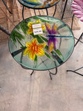 Wonder Garden stained glass Mosaic Patio Side Table – Indoor/Outdoor Accent Table - 5 styles