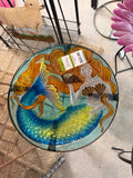 Wonder Garden stained glass Mosaic Patio Side Table – Indoor/Outdoor Accent Table - 5 styles