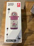 Babycare Pudizzy Kids Insulated Vacuum Water Bottle with Straw Pink