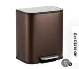 5.3 Gallon Stainless Steel Trash Can Soft Close Step Bin