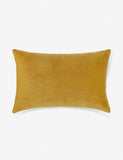 Mustard Charlotte Velvet Down Pillow