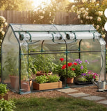 71in Portable Mini Greenhouse Bell Shaped Outdoor Plant Growing House Clear