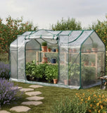 71in Portable Mini Greenhouse Bell Shaped Outdoor Plant Growing House Clear