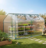 71in Portable Mini Greenhouse Bell Shaped Outdoor Plant Growing House Clear
