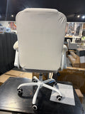 Cream Ergonomic Office Chair High Back Adjustable Swivel Desk Chair