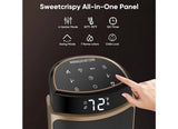 23 Inch Oscillating Tower Space Heater with Remote Thermostat Timer Portable Gold