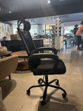 High Back Mesh Office Chair with Lumbar Support Adjustable Height Swivel Black