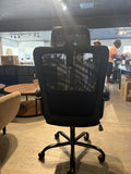 High Back Mesh Office Chair with Lumbar Support Adjustable Height Swivel Black