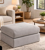 Modular Floor Cushion Lounge Seating Corduroy Low Profile Seating .Gray