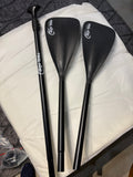 Adjustable Kayak Paddle Two Piece Double-Sided Paddle.Black