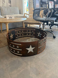 30” Outdoor Fire Ring Steel Campfire Fire Pit Insert