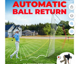10ft Golf Practice Net with Auto Ball Return Portable Driving Range