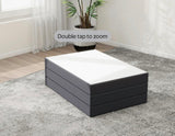 3-Inch Tri-Fold Memory Foam Folding Mattress Topper Portable Bed