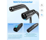 21FT EV Charging Extension Cable 50A 240V NACS Compatible Heavy Duty