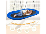 60” Oval Tree Swing Saucer Hammock Outdoor Backyard Kids Play