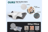 Contour Cervical Neck Pillow Memory Foam Ergonomic Sleep Pillow