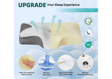 Contour Cervical Neck Pillow Memory Foam Ergonomic Sleep Pillow