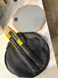 12” Drum Practice Pad Set w/ Sticks & Carry Bag Double-Sided