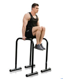 Adjustable Dip Bar Station Fitness Parallel Bars Home Gym Strength Trainer-Missing Safety Bar
