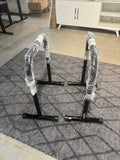 Adjustable Dip Bar Station Fitness Parallel Bars Home Gym Strength Trainer-Missing Safety Bar