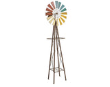 Outdoor Metal Windmill Garden Spinner – Kinetic Yard Décor