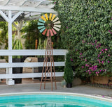 Outdoor Metal Windmill Garden Spinner – Kinetic Yard Décor