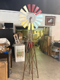 Outdoor Metal Windmill Garden Spinner – Kinetic Yard Décor