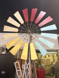 Outdoor Metal Windmill Garden Spinner – Kinetic Yard Décor