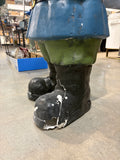 4FT Tall Outdoor Garden Gnome Statue – 48” Yard Décor (Cracked Foot)