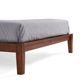 Solid Walnut Queen Size Bed Frame Charm Base