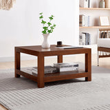 Lemons & Me Mahogany Wood Nimes Small Coffee Table