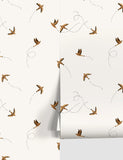 Sparrow Wallpaper by Rylee + Cru