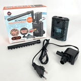 UP Aqua D-761 mini internal aquarium filter – pump and cord with filter body and box