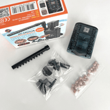 UP Aqua D-761 mini internal aquarium filter – contents with retail box, side view