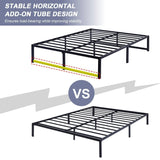 Queen 14-inch metal platform bed frame – image 4