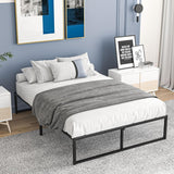 Queen 14-inch metal platform bed frame – image 31
