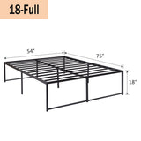 Queen 14-inch metal platform bed frame – image 65