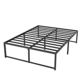 Queen 14-inch metal platform bed frame – image 61