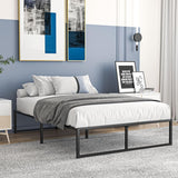 Queen 14-inch metal platform bed frame – image 33