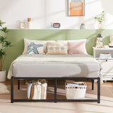Queen 14-inch metal platform bed frame – image 64