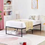 Queen 14-inch metal platform bed frame – image 36