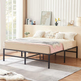 Queen 14-inch metal platform bed frame – image 72