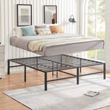 Queen 14-inch metal platform bed frame – image 70
