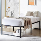 Queen 14-inch metal platform bed frame – image 44