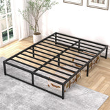Queen 14-inch metal platform bed frame – image 10