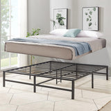 Queen 14-inch metal platform bed frame – image 47